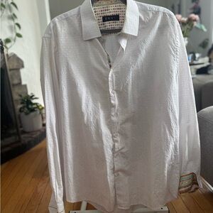 Envy White Casual Button Down Shirt